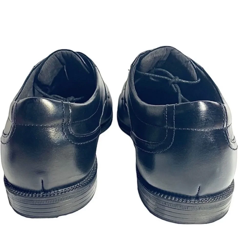 Florsheim Mens Black Leather Oxford Lace Up Size 13 Medium Pre-Owned